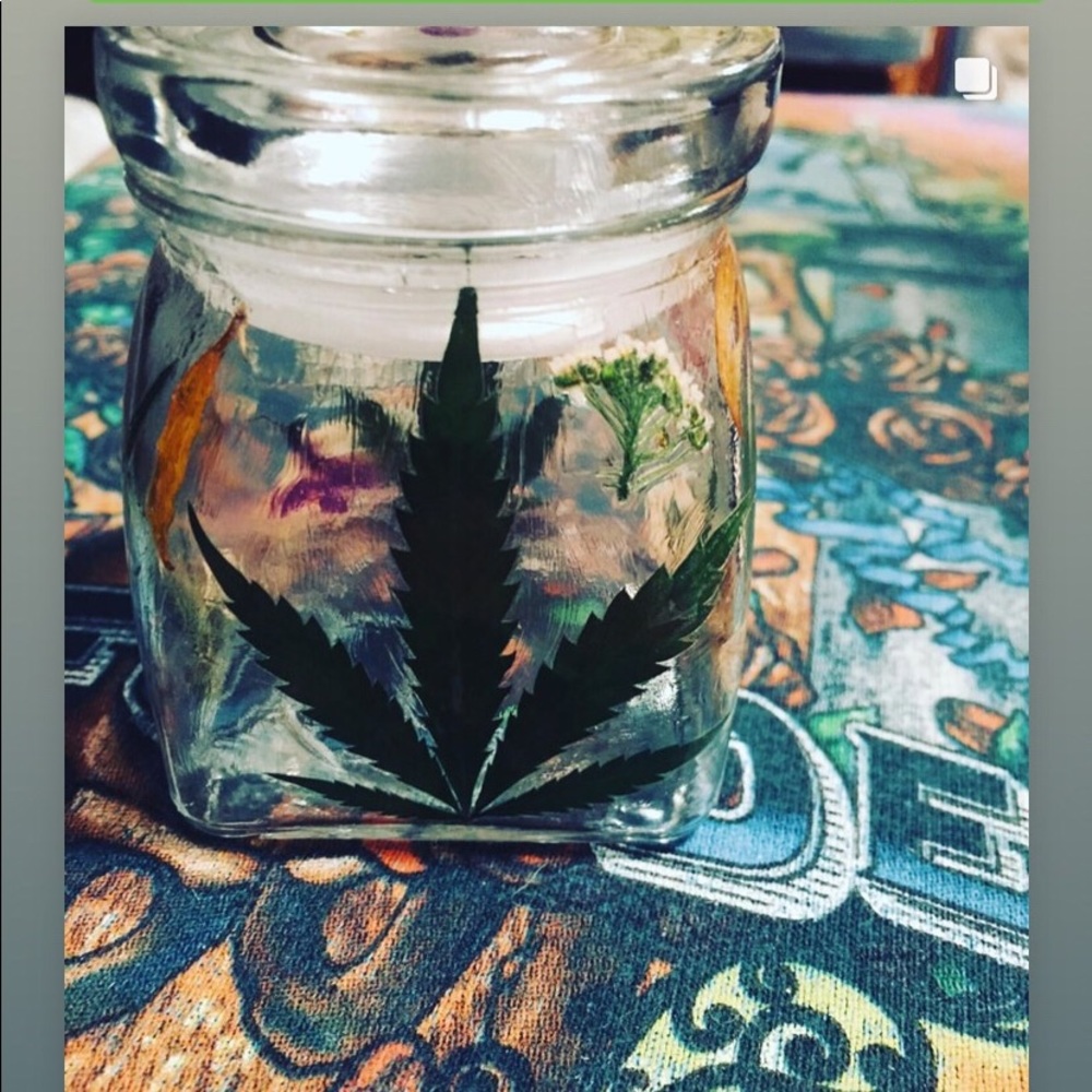 Homemade organic stash jar for ur marijuana